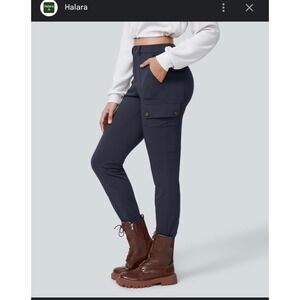 NWT Halara navy Halo Tex Air  leggings pants ‎ women's medium